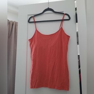 Coral Spaghetti Strap Camisole Top